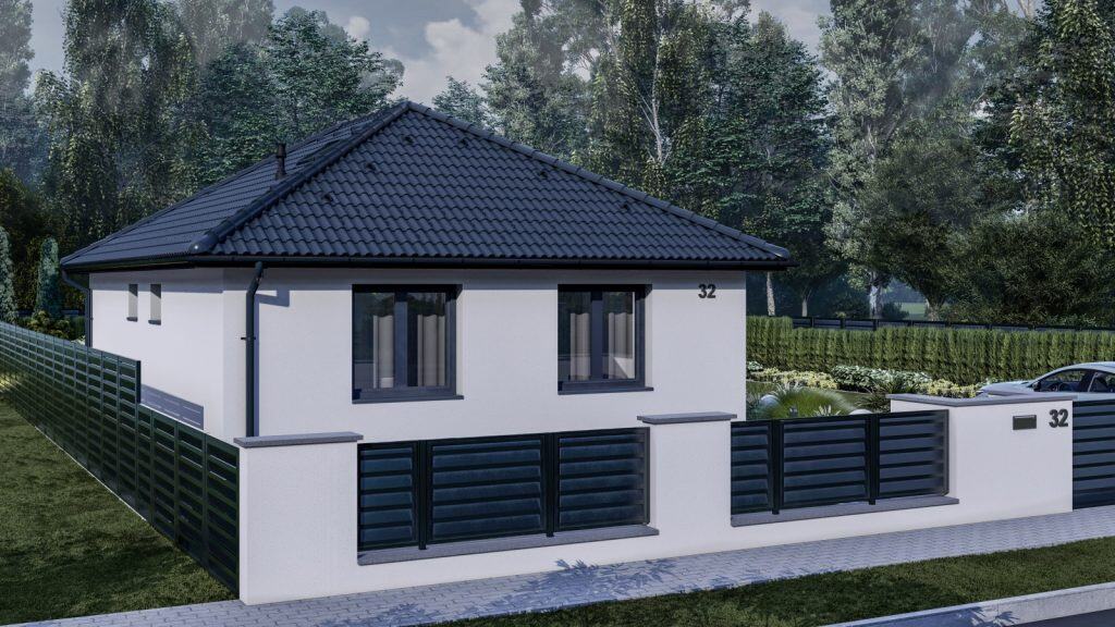 65 m2 ház (2 hálószoba + nappali) normál