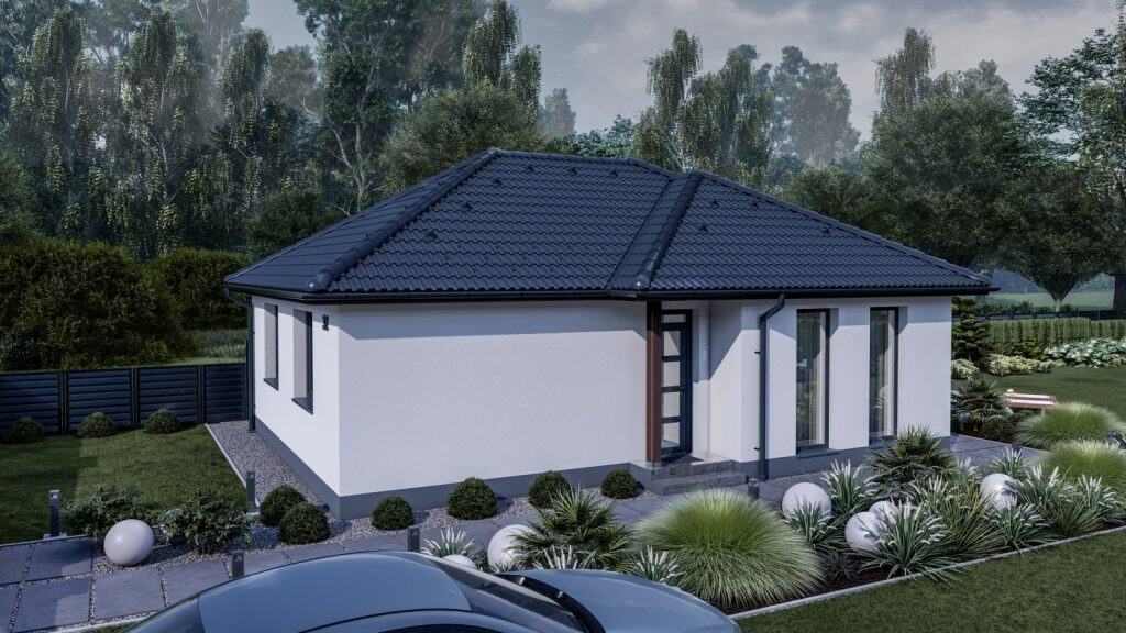 65 m2 ház (2 hálószoba + nappali) normál