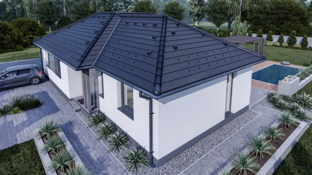 115 m2 ház (5 hálószoba + nappali) széles