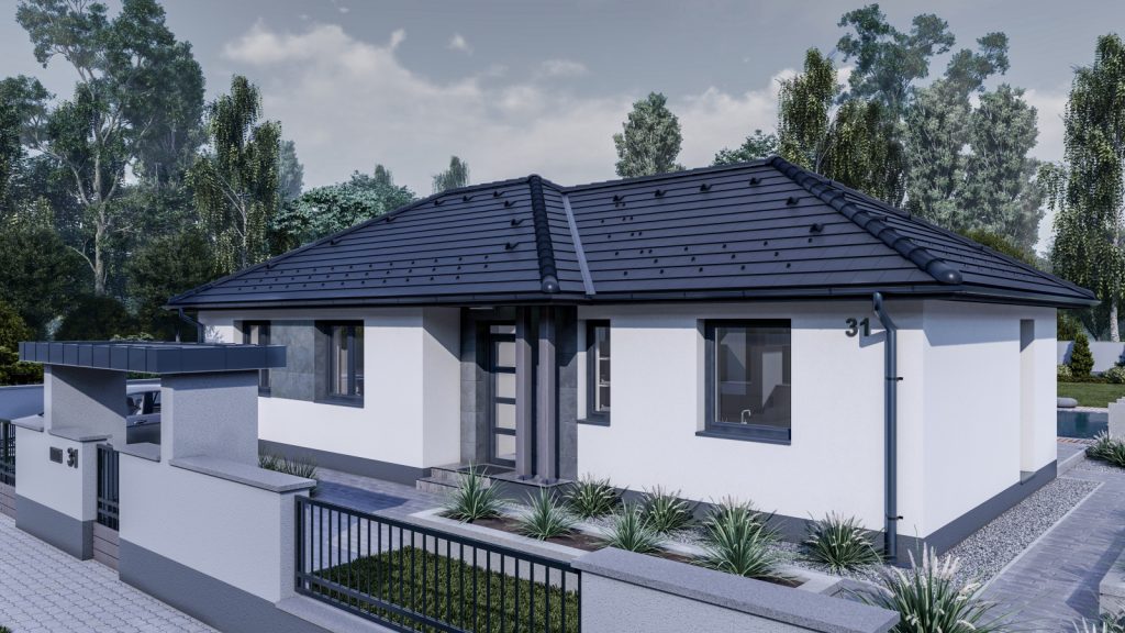 115 m2 ház (5 hálószoba + nappali) széles