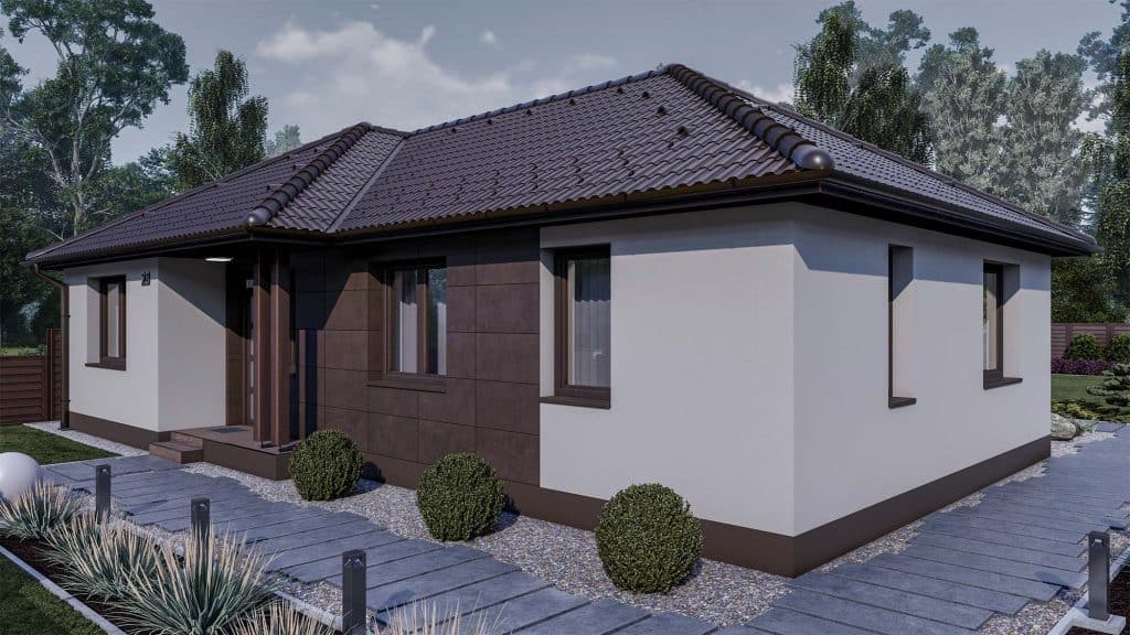 Eladó családi ház – Győrladamér – 105 m2 ház (4 hálószoba + nappali)
