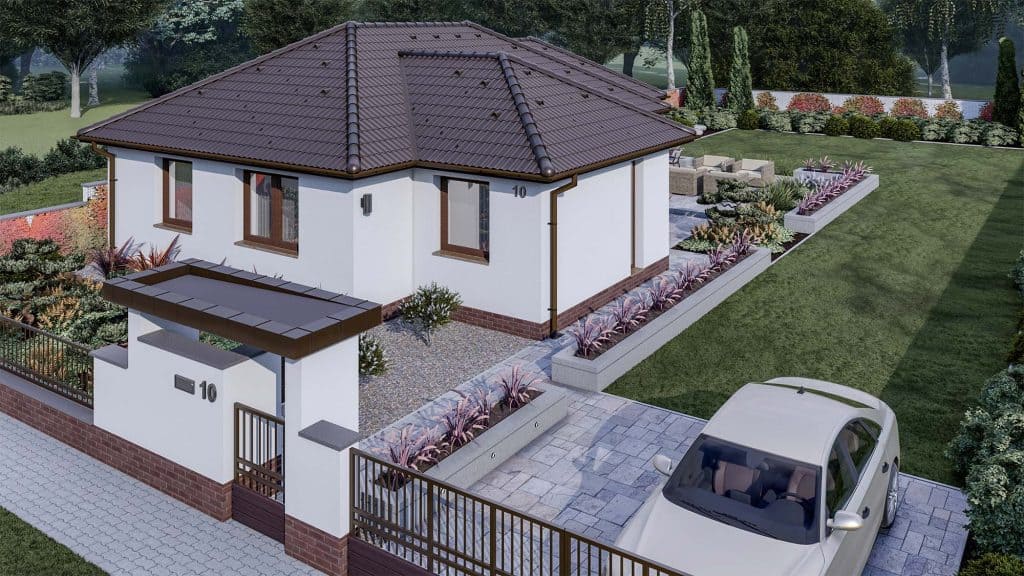 Eladó családi ház – Győrladamér – 100 m2 ház (3 hálószoba + nappali)