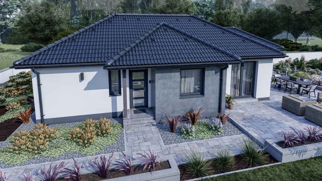 Pér – 90 m2 ház (4 hálószoba + nappali) normál