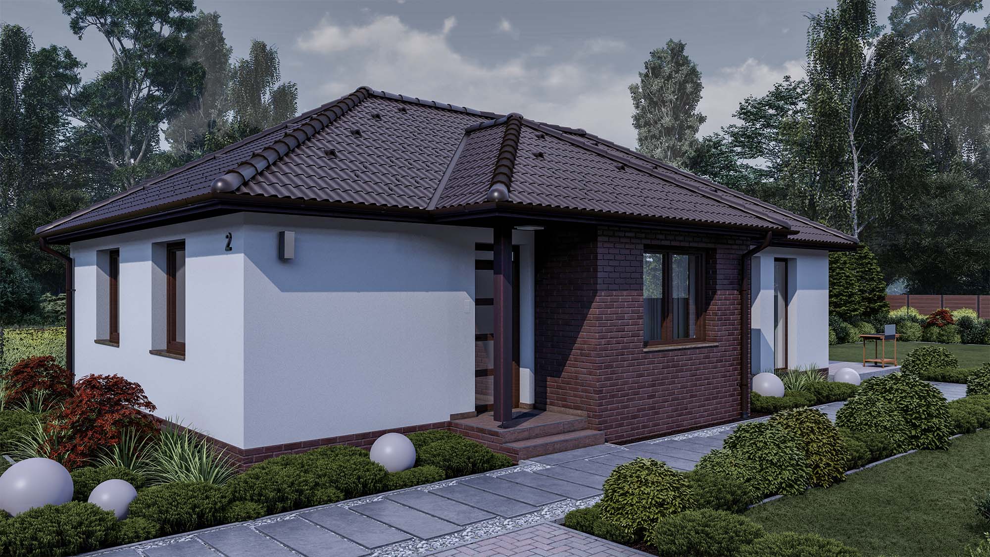 Hamarosan induló építkezés – Pér – 80 m2 ikerház (3 hálószoba + nappali)