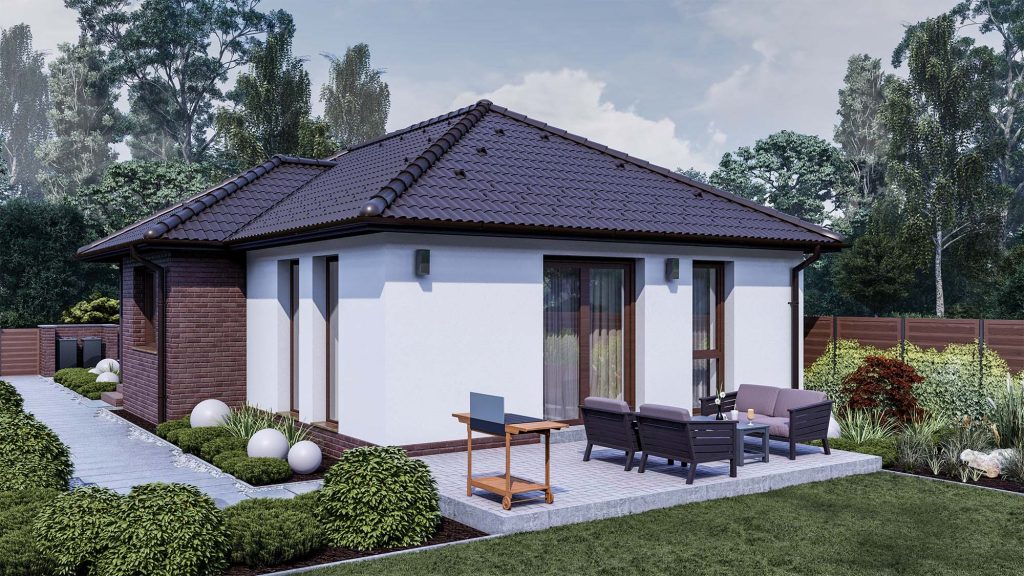 Hamarosan induló építkezés – Pér – 80 m2 ikerház (3 hálószoba + nappali)