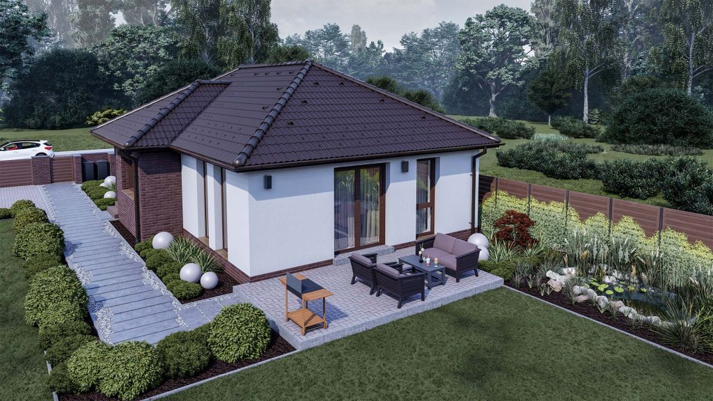 Hamarosan induló építkezés – Pér – 80 m2 ikerház (3 hálószoba + nappali)