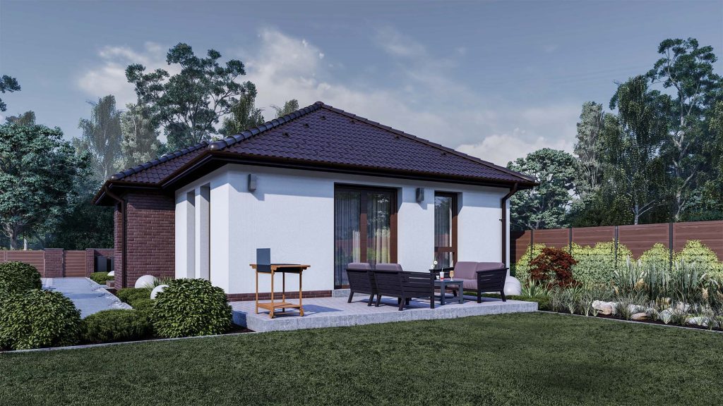 Hamarosan induló építkezés – Pér – 80 m2 ikerház (3 hálószoba + nappali)