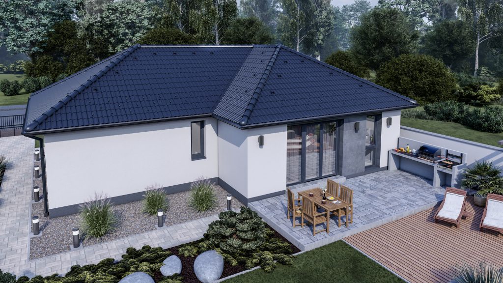 Eladó családi ház – Komárom – 95 m2 ház (4 hálószoba + nappali)