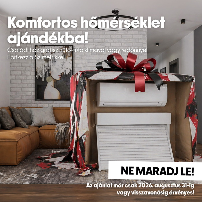 Komfortos hőmérséklet ajándékba!